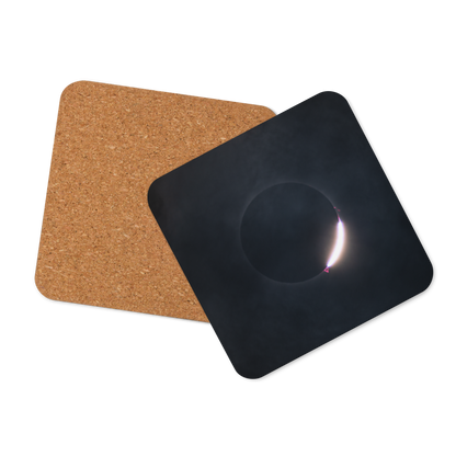 2024 Solar Eclipse Diamond Ring Coaster - Elegant Protection for Your Table 🌞💍