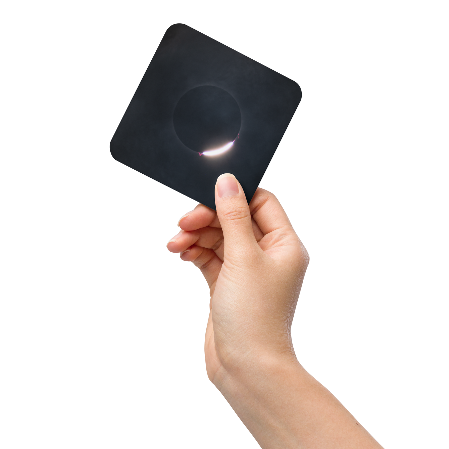 2024 Solar Eclipse Diamond Ring Coaster - Elegant Protection for Your Table 🌞💍