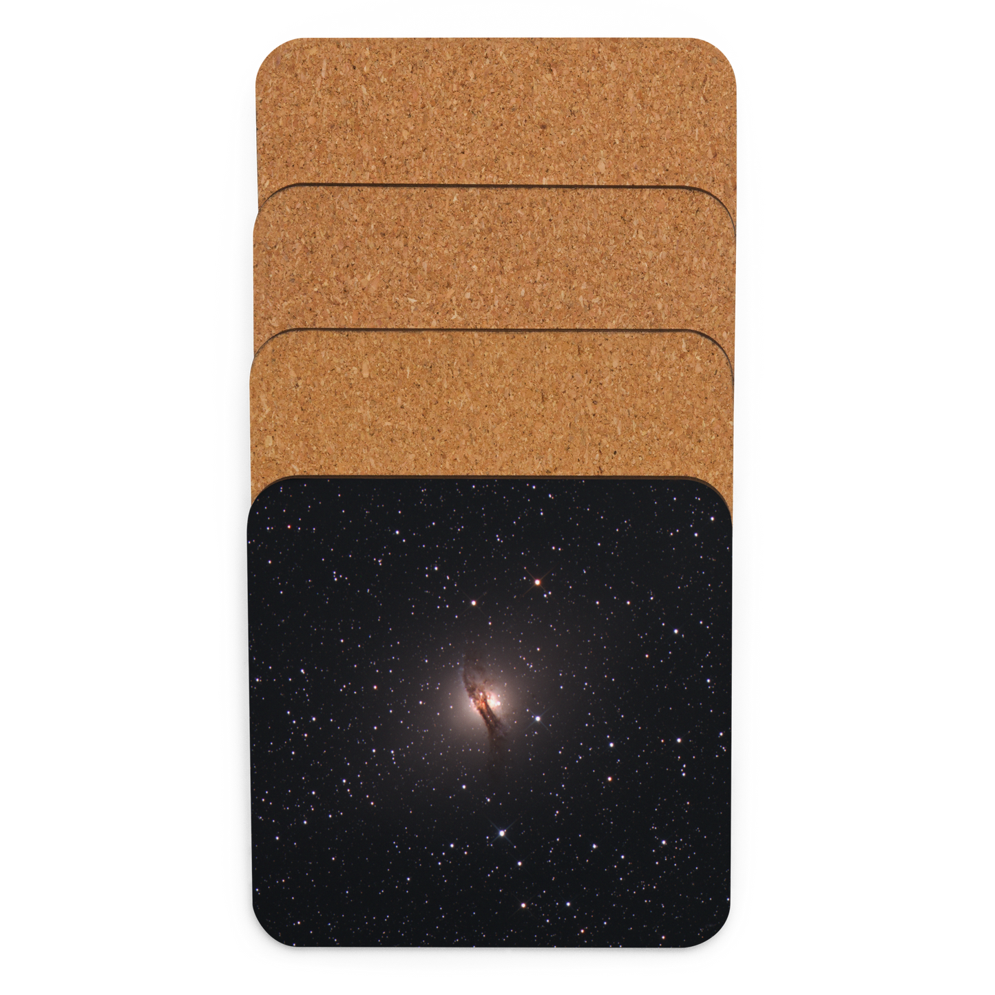 Space Bacon Coaster: Centaurus A (NGC5128) Add Cosmic Flavor to Your Table