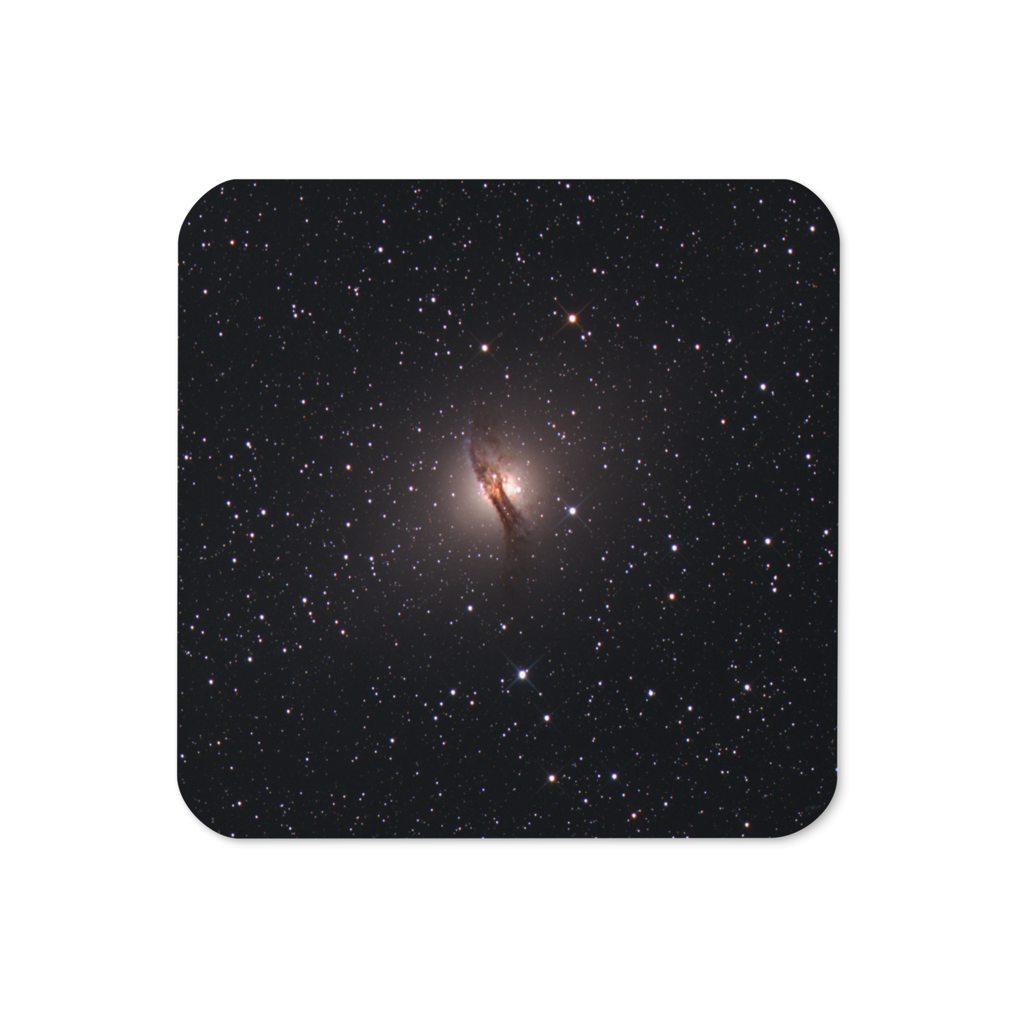 Space Bacon Coaster: Centaurus A (NGC5128) Add Cosmic Flavor to Your Table