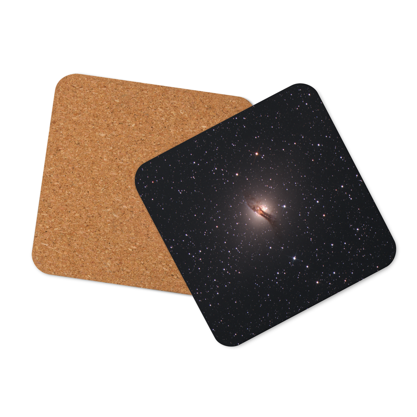 Space Bacon Coaster: Centaurus A (NGC5128) Add Cosmic Flavor to Your Table