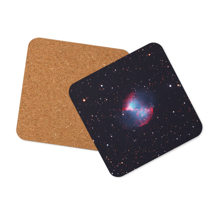 Dumbbell Nebula Coaster: A Cosmic Lift for Your Drink