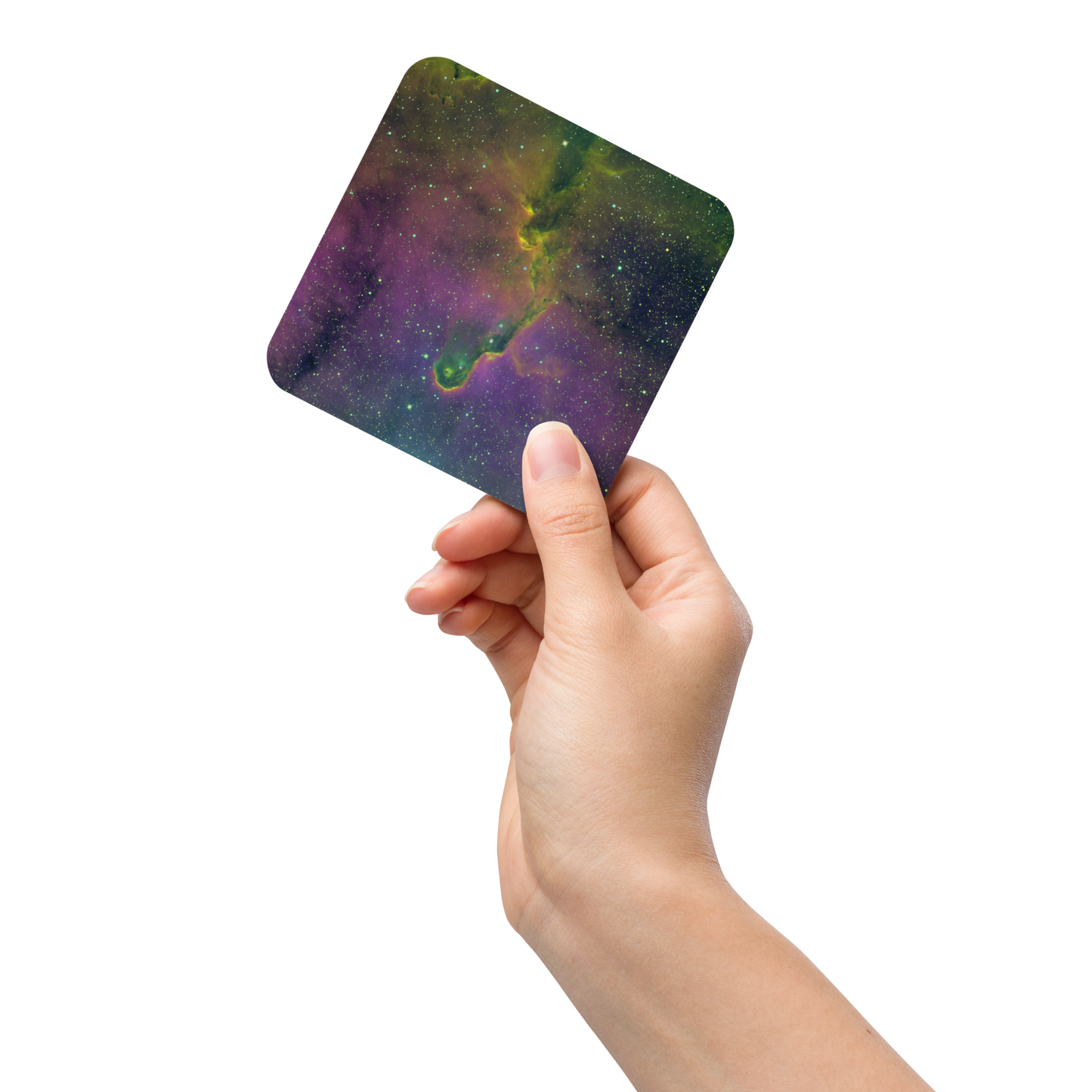 Interstellar Raindrop: Space Soup Coaster for Your Drinks