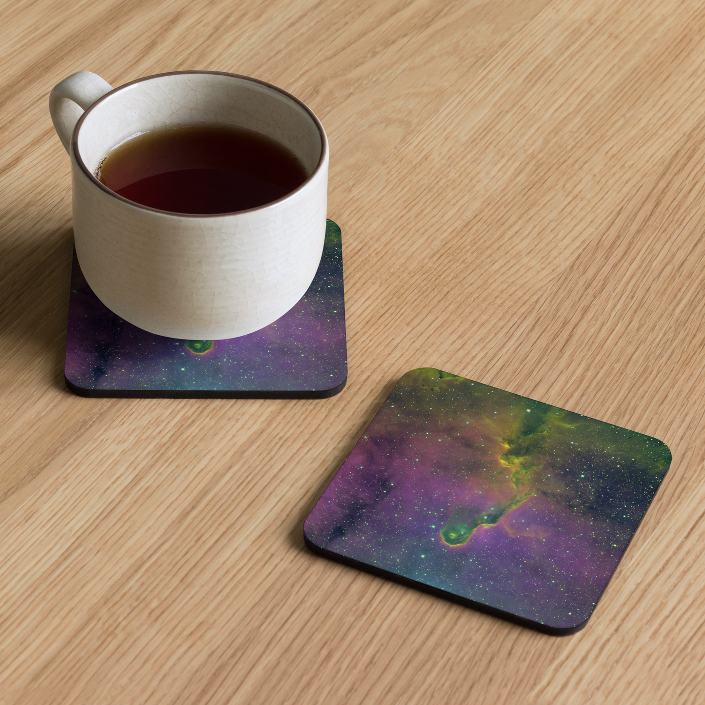 Interstellar Raindrop: Space Soup Coaster for Your Drinks