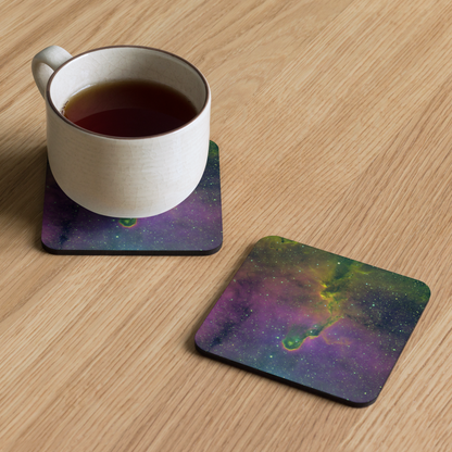 Interstellar Raindrop: Space Soup Coaster for Your Drinks