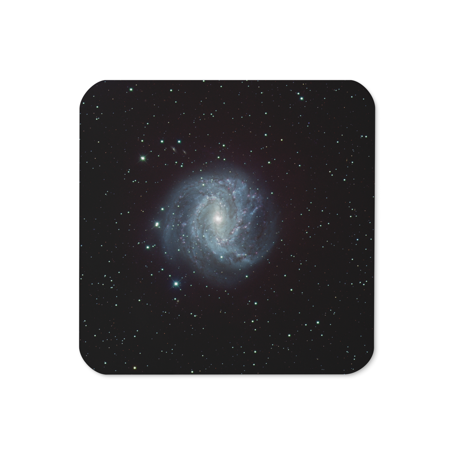 Southern Pinwheel Galaxy Coaster: Spin Your Drink with the Cosmos