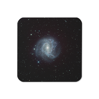 Southern Pinwheel Galaxy Coaster: Spin Your Drink with the Cosmos