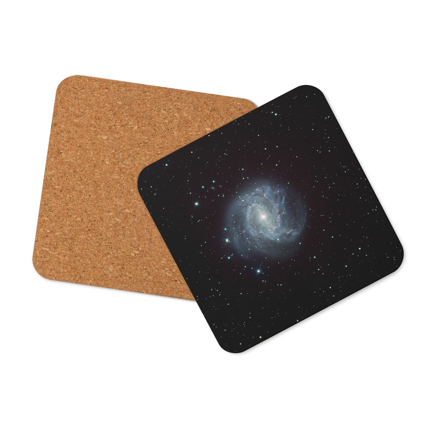 Southern Pinwheel Galaxy Coaster: Spin Your Drink with the Cosmos