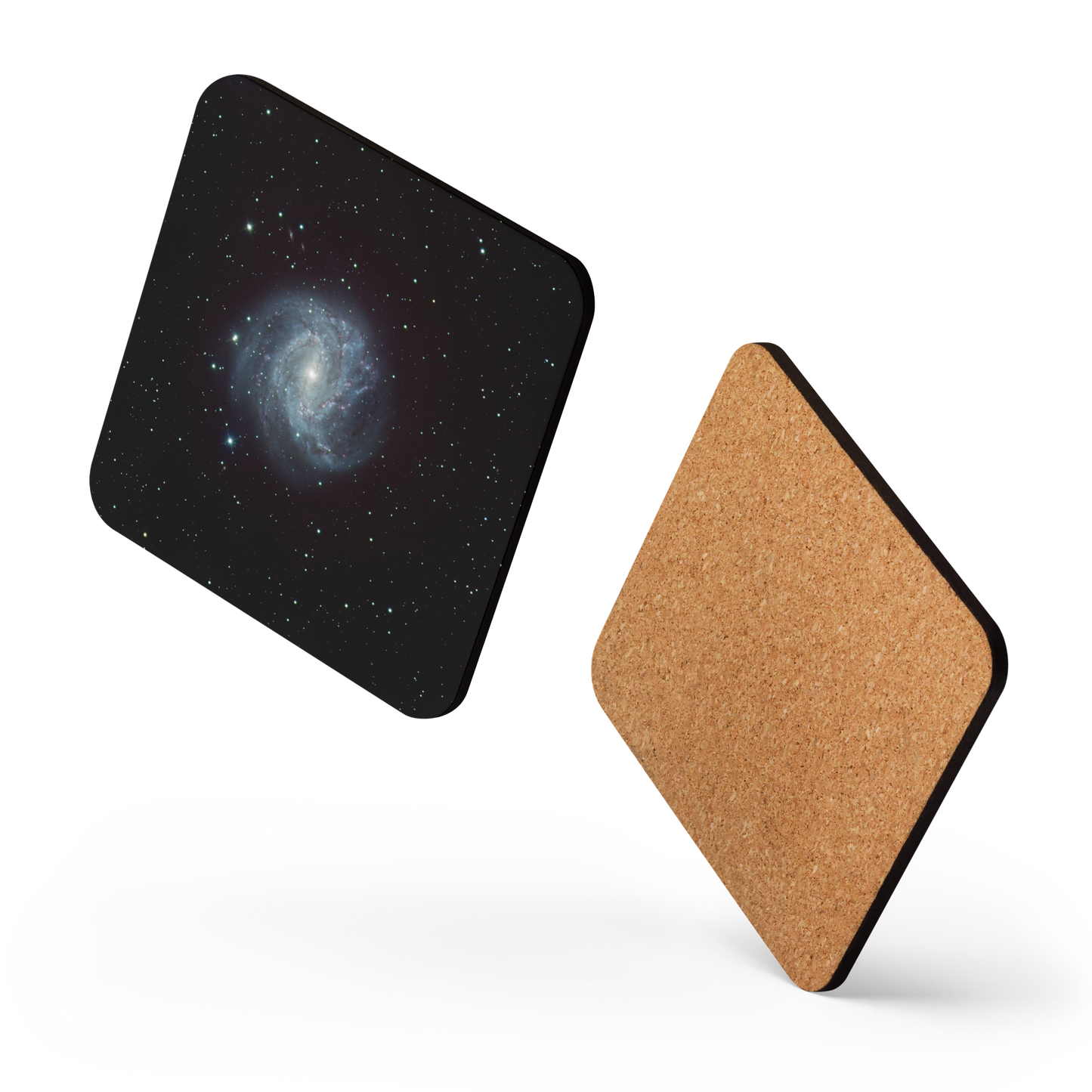 Southern Pinwheel Galaxy Coaster: Spin Your Drink with the Cosmos