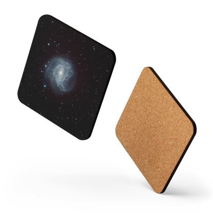Southern Pinwheel Galaxy Coaster: Spin Your Drink with the Cosmos