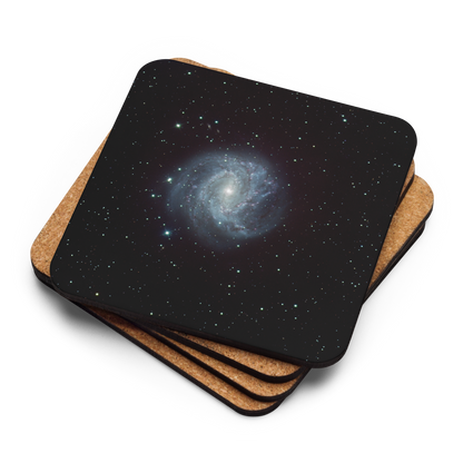 Southern Pinwheel Galaxy Coaster: Spin Your Drink with the Cosmos