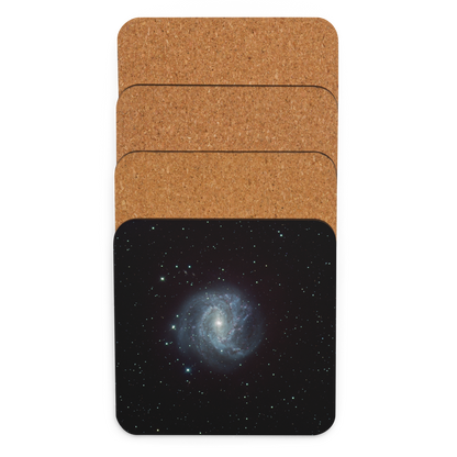 Southern Pinwheel Galaxy Coaster: Spin Your Drink with the Cosmos