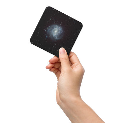 Southern Pinwheel Galaxy Coaster: Spin Your Drink with the Cosmos