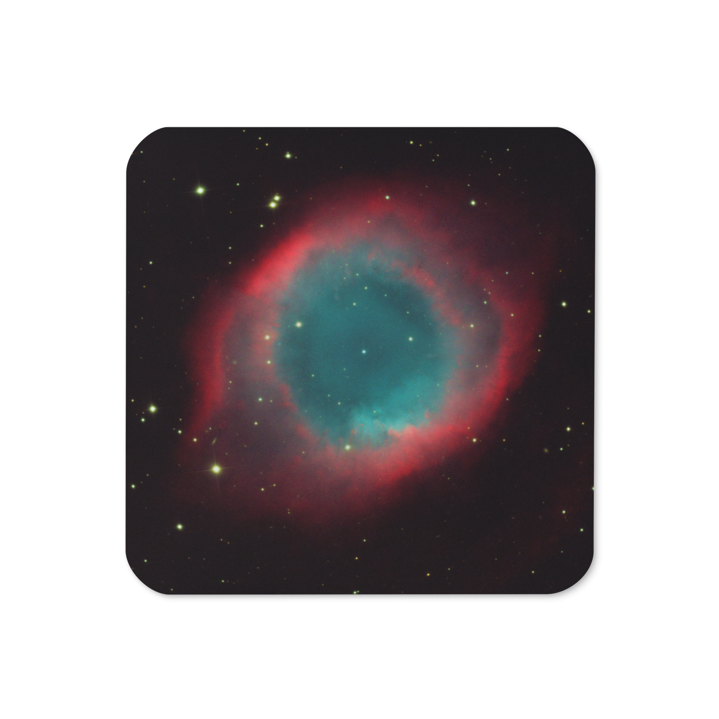 The Cosmic Eye Coaster, a Helix Nebula Space Drink Coaster