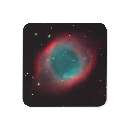 The Cosmic Eye Coaster, a Helix Nebula Space Drink Coaster