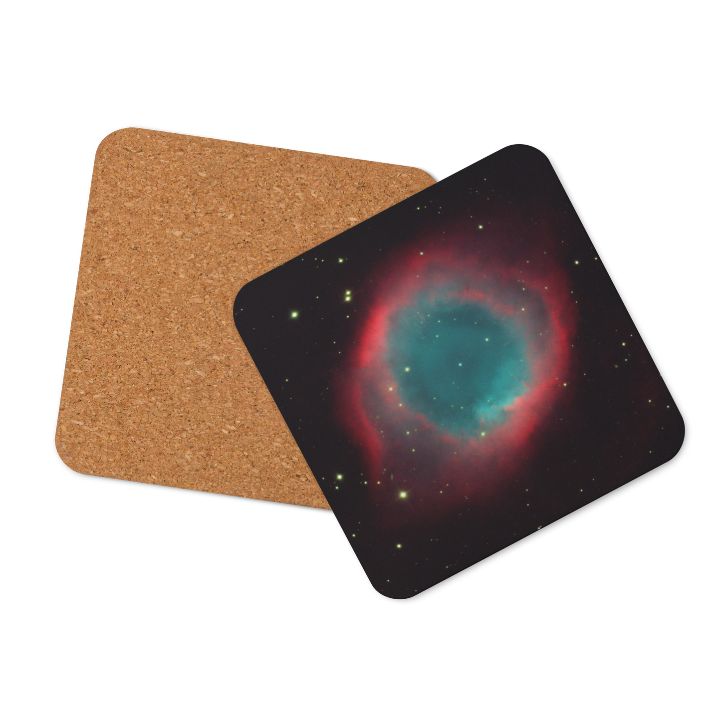 The Cosmic Eye Coaster, a Helix Nebula Space Drink Coaster