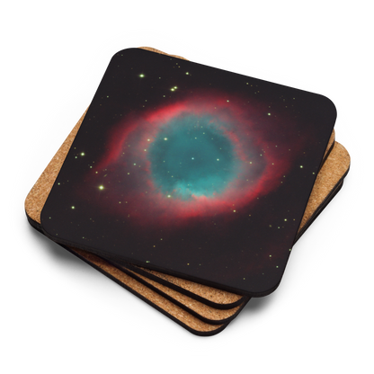 The Cosmic Eye Coaster, a Helix Nebula Space Drink Coaster