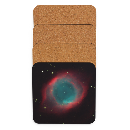 The Cosmic Eye Coaster, a Helix Nebula Space Drink Coaster