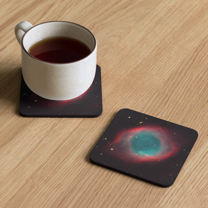 The Cosmic Eye Coaster, a Helix Nebula Space Drink Coaster