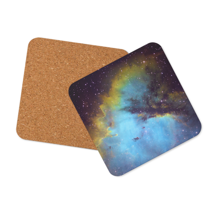 Pacman Nebula Gobbling Up Space Pellets – Astronomy Drink Coaster