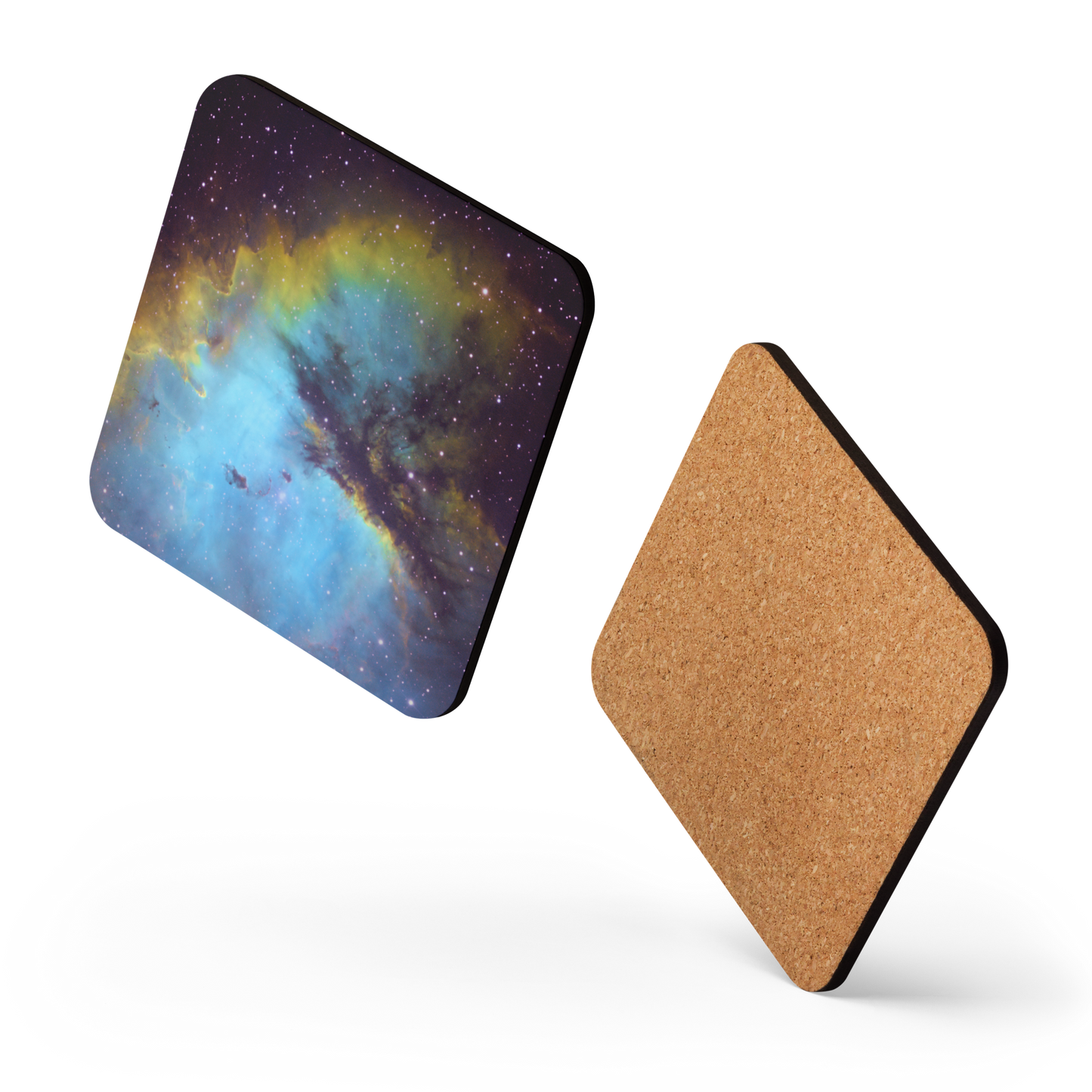 Pacman Nebula Gobbling Up Space Pellets – Astronomy Drink Coaster