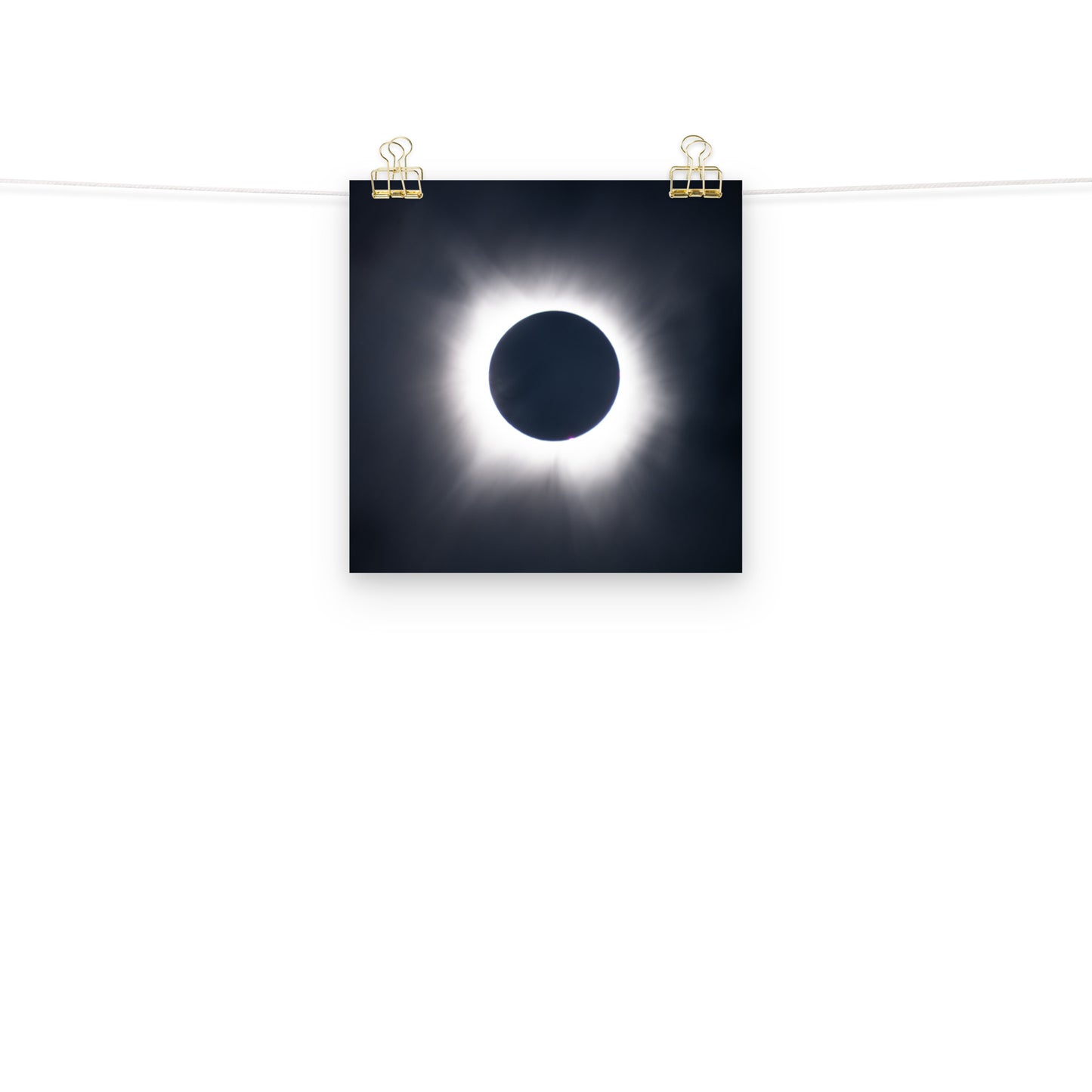 Eclipse Splendor: 2024 Solar Eclipse Totality Poster - Embrace the Celestial Phenomenon 🌞🌑