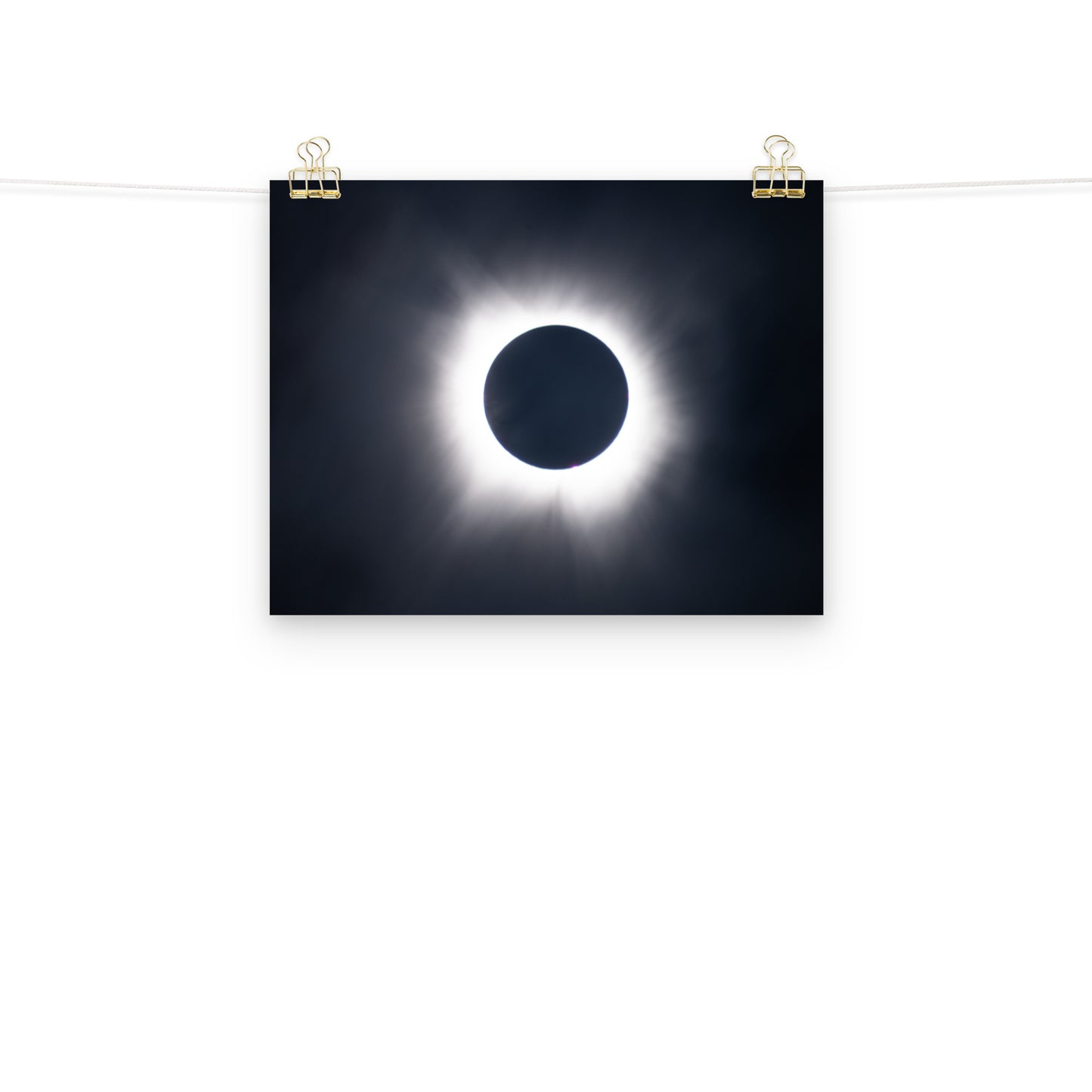 Eclipse Splendor: 2024 Solar Eclipse Totality Poster - Embrace the Celestial Phenomenon 🌞🌑