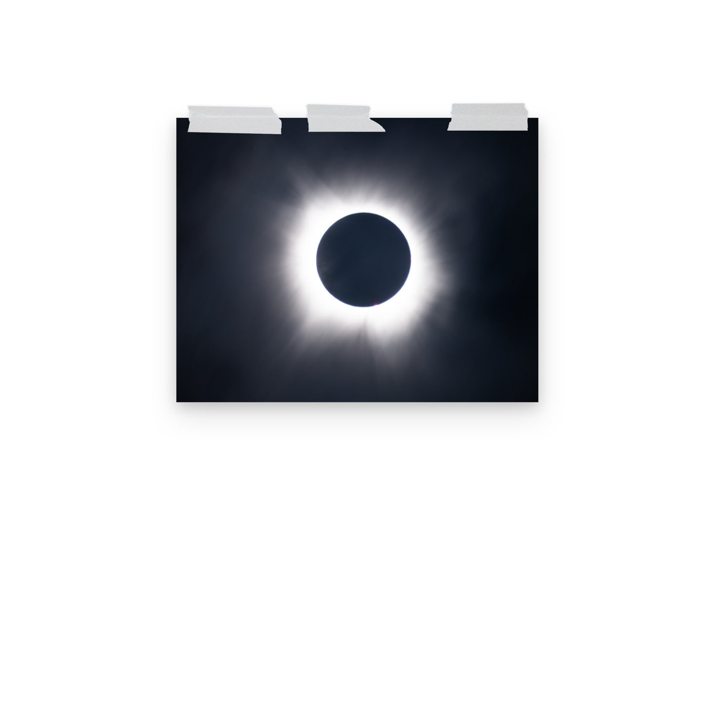 Eclipse Splendor: 2024 Solar Eclipse Totality Poster - Embrace the Celestial Phenomenon 🌞🌑