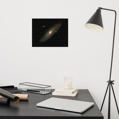 Andromeda Galaxy Matte Poster - Explore the Cosmos from Your Walls