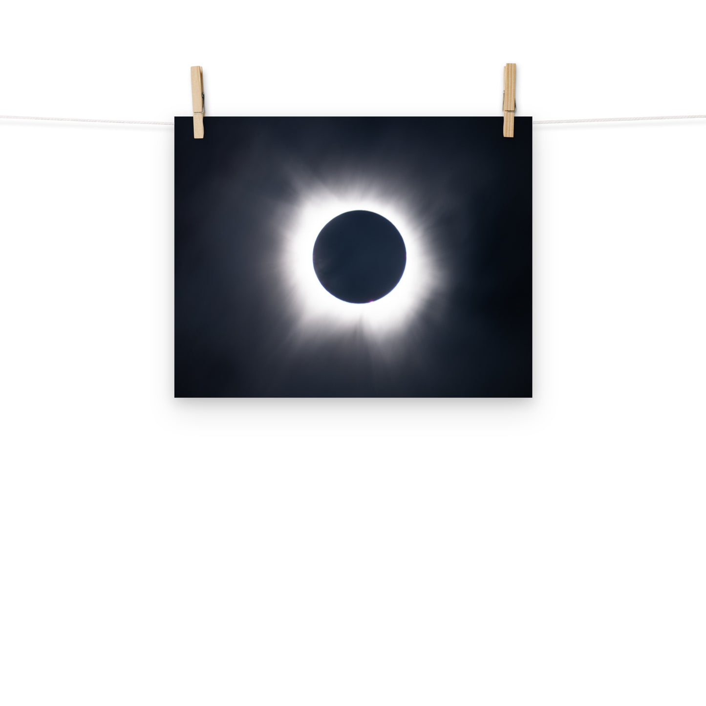 Eclipse Splendor: 2024 Solar Eclipse Totality Poster - Embrace the Celestial Phenomenon 🌞🌑