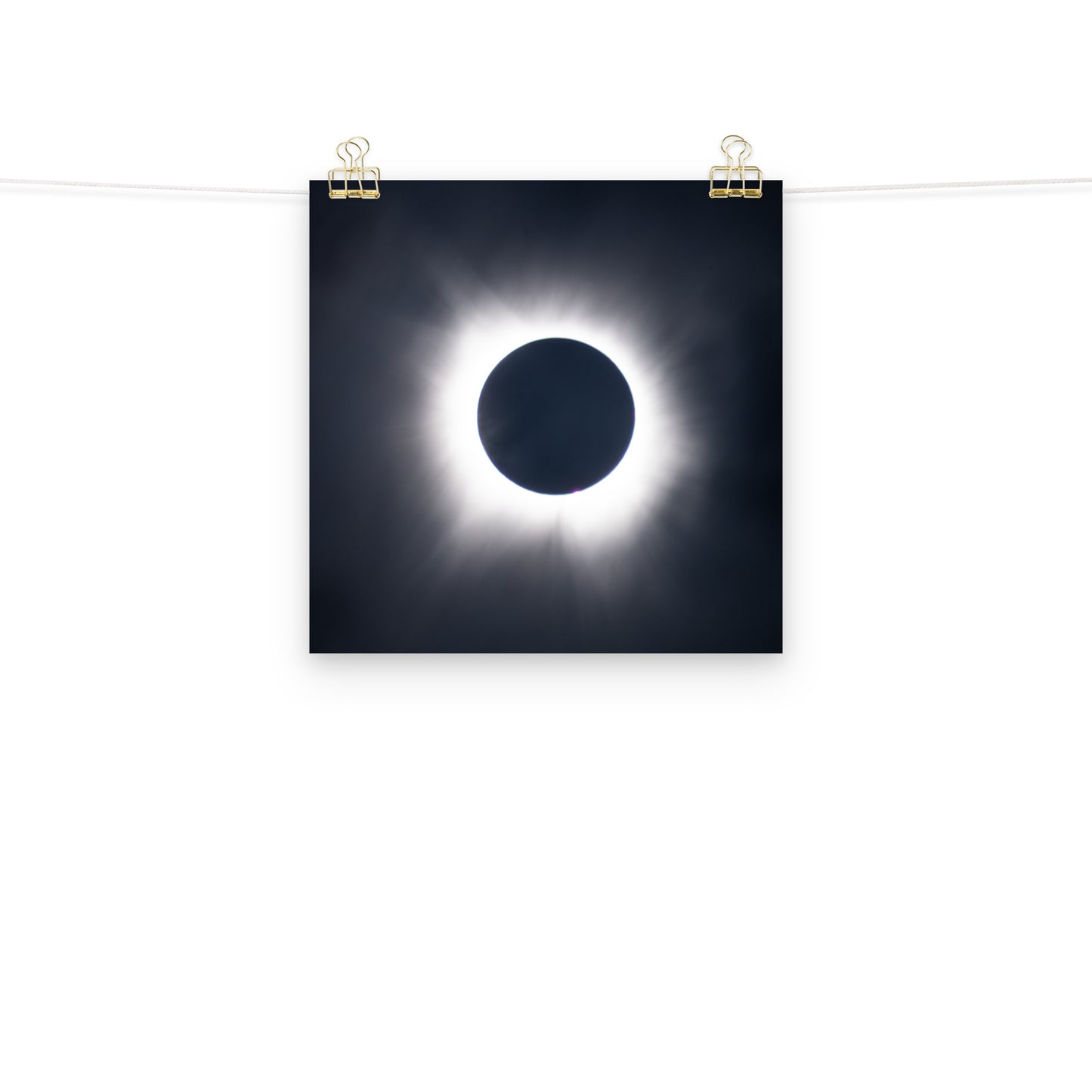 Eclipse Splendor: 2024 Solar Eclipse Totality Poster - Embrace the Celestial Phenomenon 🌞🌑
