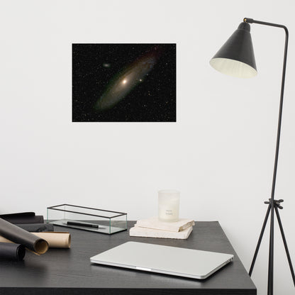 Andromeda Galaxy Matte Poster - Explore the Cosmos from Your Walls