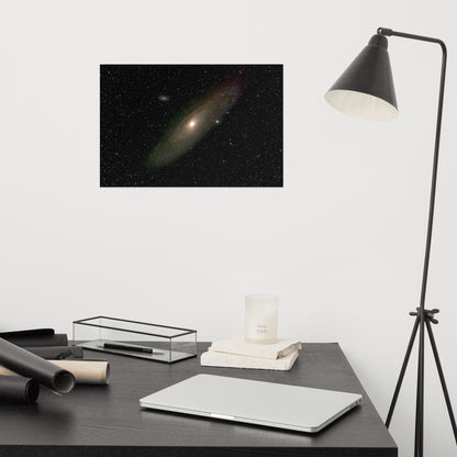 Andromeda Galaxy Matte Poster - Explore the Cosmos from Your Walls