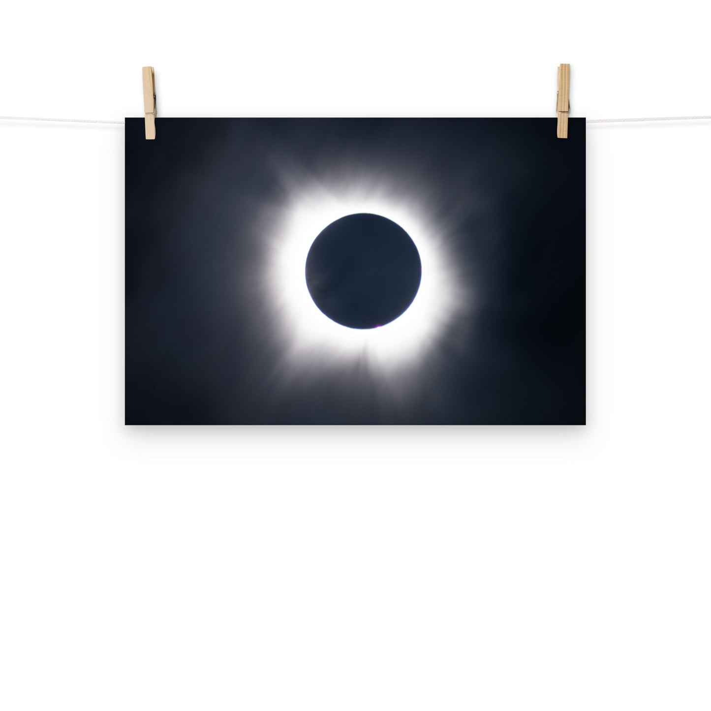 Eclipse Splendor: 2024 Solar Eclipse Totality Poster - Embrace the Celestial Phenomenon 🌞🌑