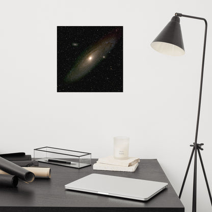 Andromeda Galaxy Matte Poster - Explore the Cosmos from Your Walls