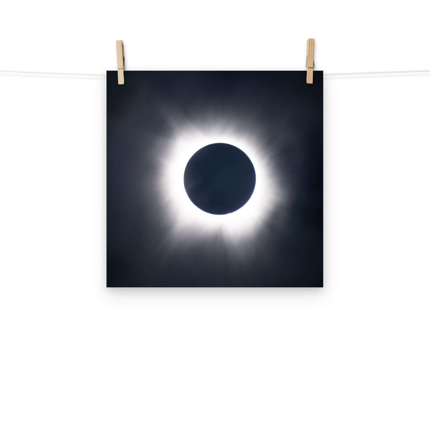 Eclipse Splendor: 2024 Solar Eclipse Totality Poster - Embrace the Celestial Phenomenon 🌞🌑