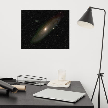 Andromeda Galaxy Matte Poster - Explore the Cosmos from Your Walls