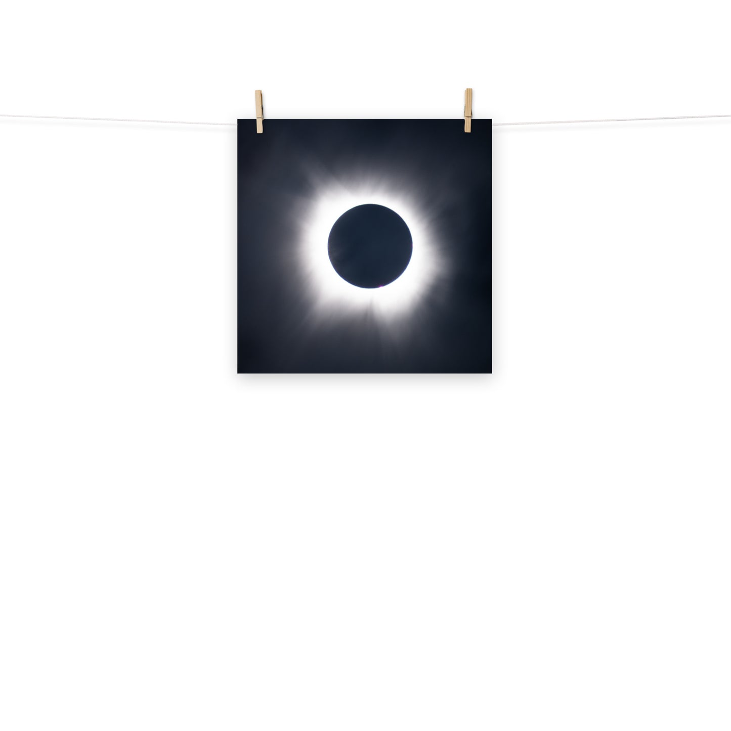 Eclipse Splendor: 2024 Solar Eclipse Totality Poster - Embrace the Celestial Phenomenon 🌞🌑
