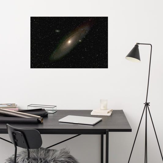 Andromeda Galaxy Matte Poster - Explore the Cosmos from Your Walls