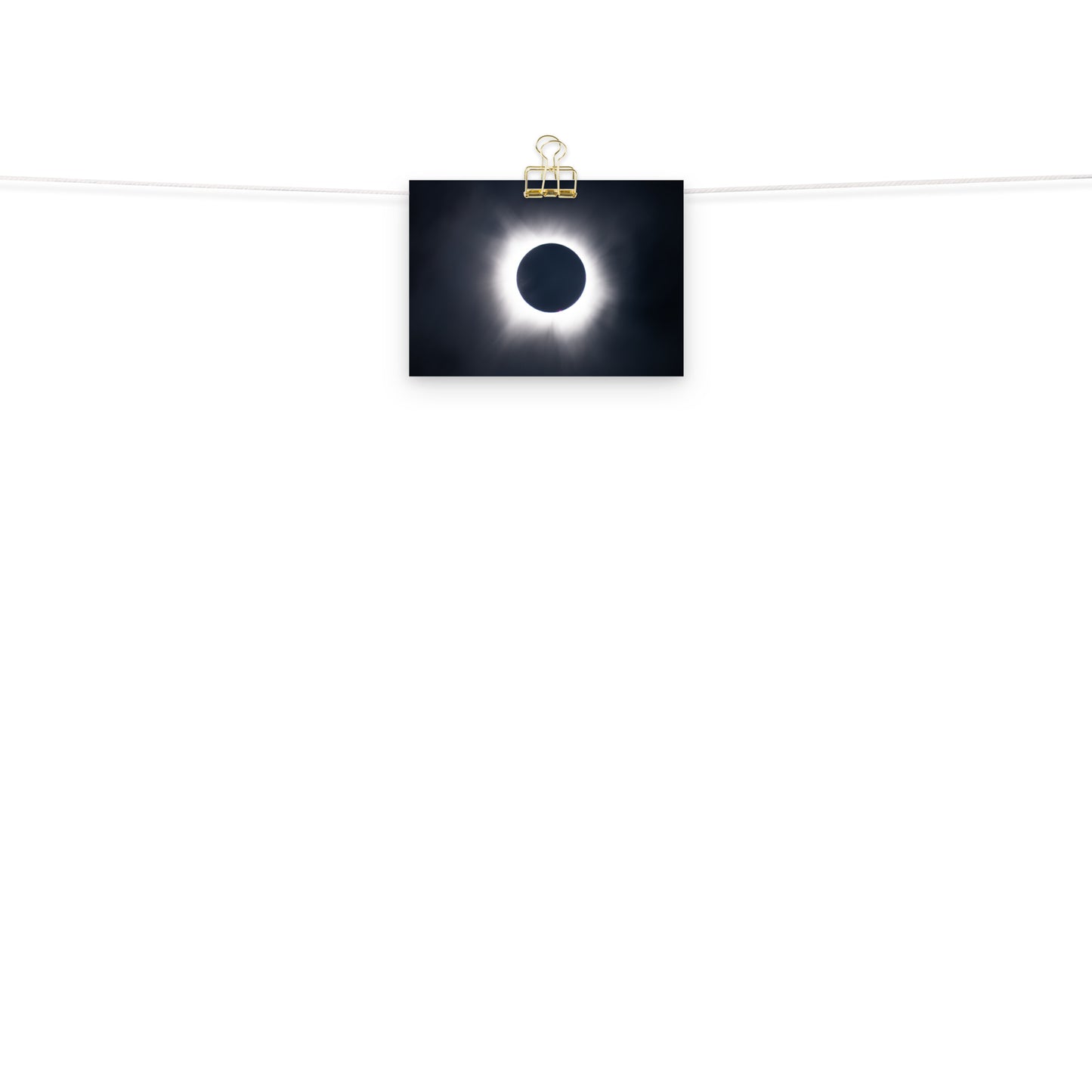 Eclipse Splendor: 2024 Solar Eclipse Totality Poster - Embrace the Celestial Phenomenon 🌞🌑