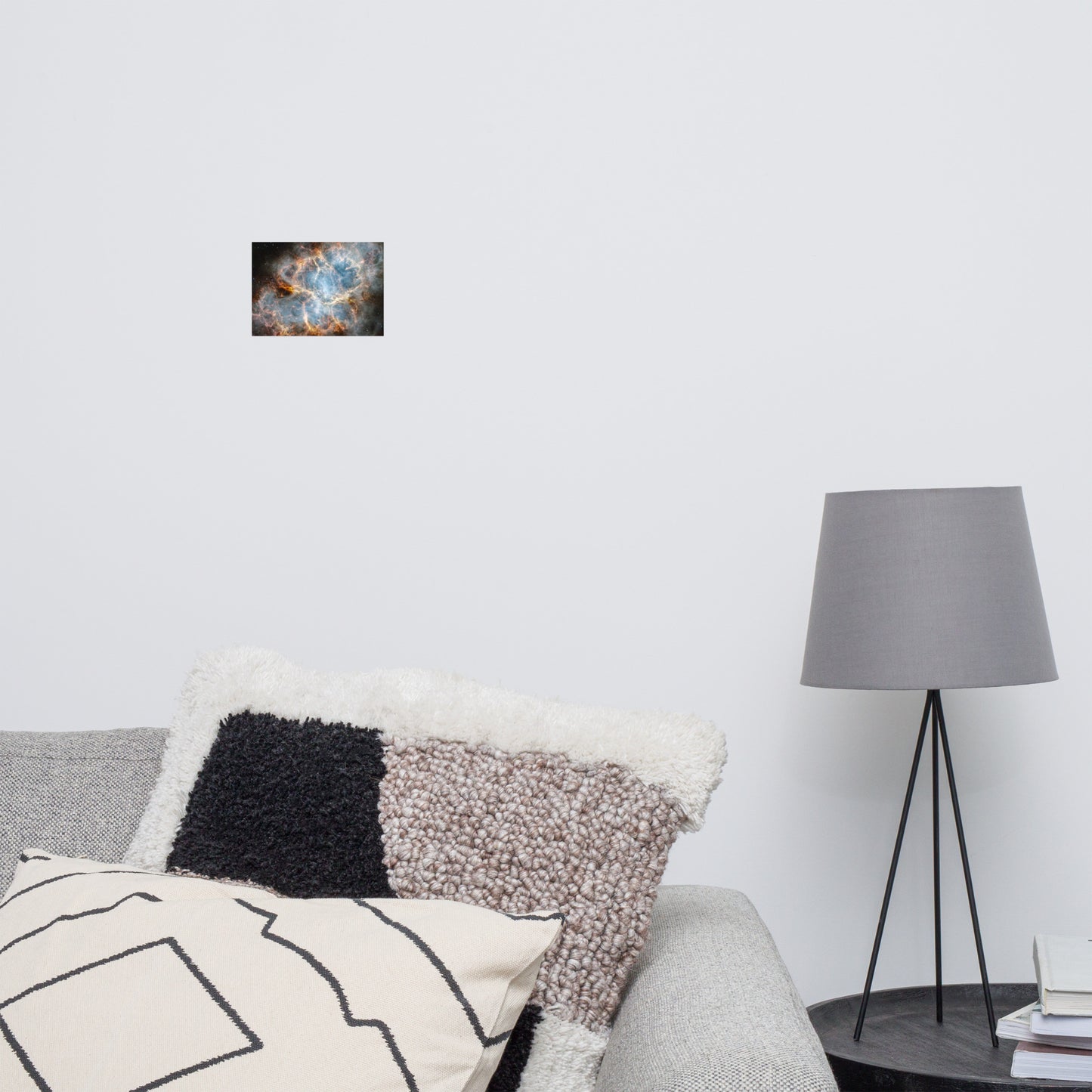 Crab Nebula from JWST Matte Poster Print in Galactic Sizes