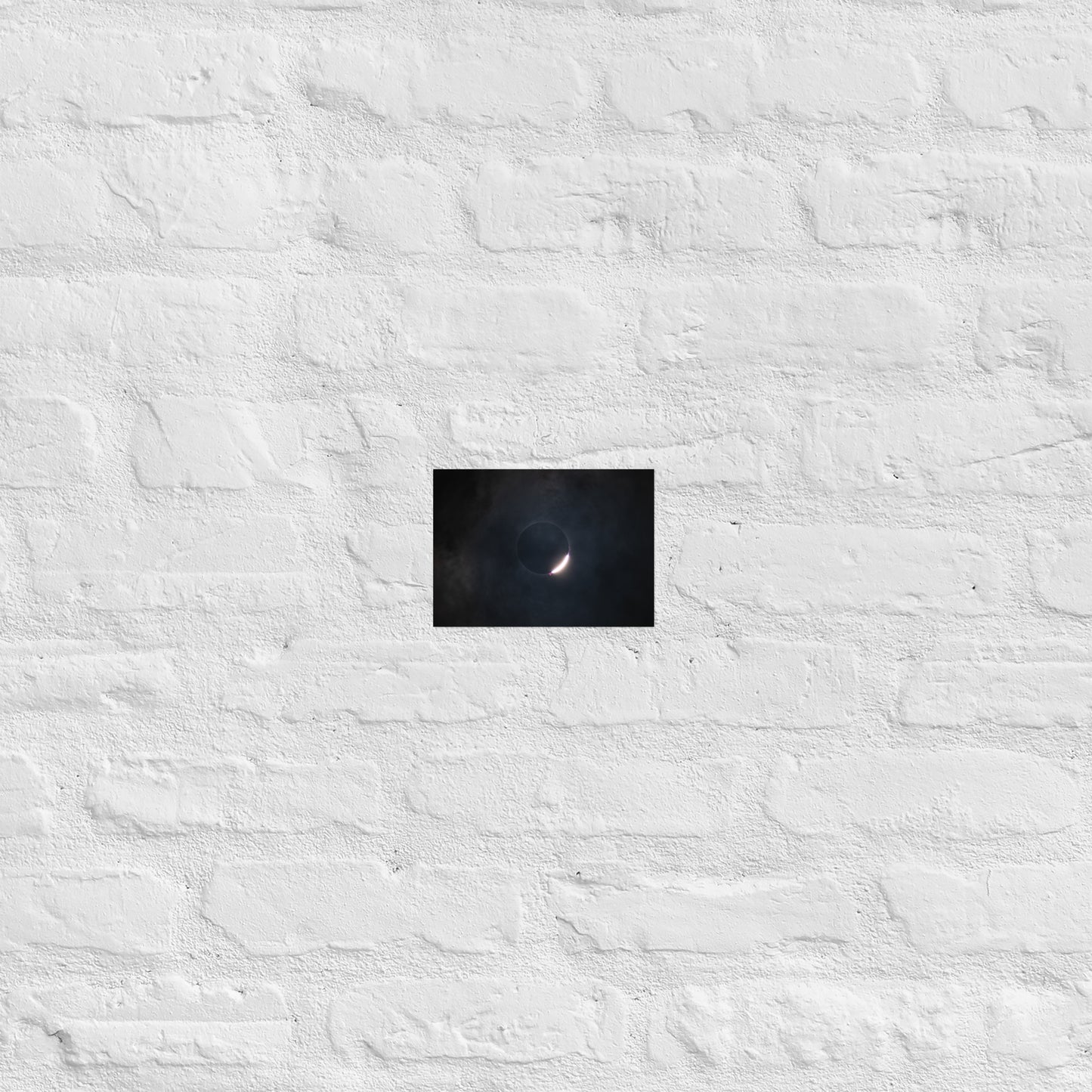 2024 Solar Eclipse Poster - Illuminate Your Space with Diamond Ring Beauty 🌞