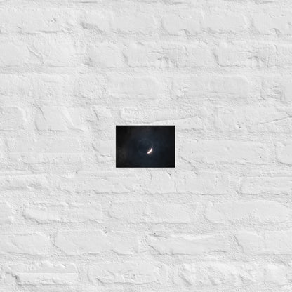 2024 Solar Eclipse Poster - Illuminate Your Space with Diamond Ring Beauty 🌞