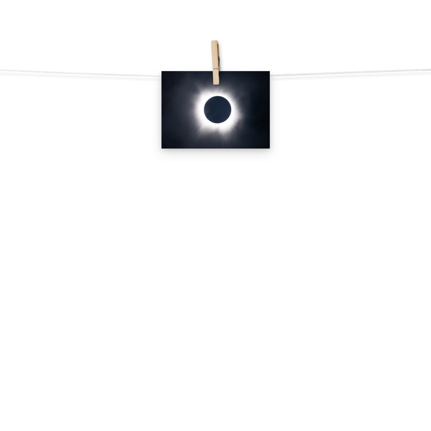 Eclipse Splendor: 2024 Solar Eclipse Totality Poster - Embrace the Celestial Phenomenon 🌞🌑
