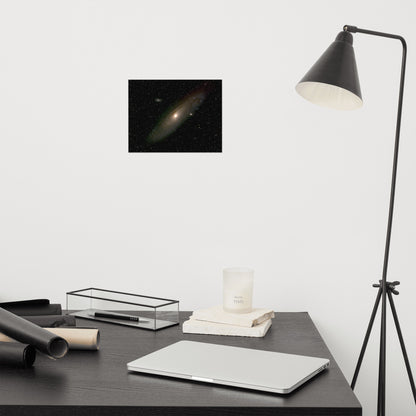 Andromeda Galaxy Matte Poster - Explore the Cosmos from Your Walls