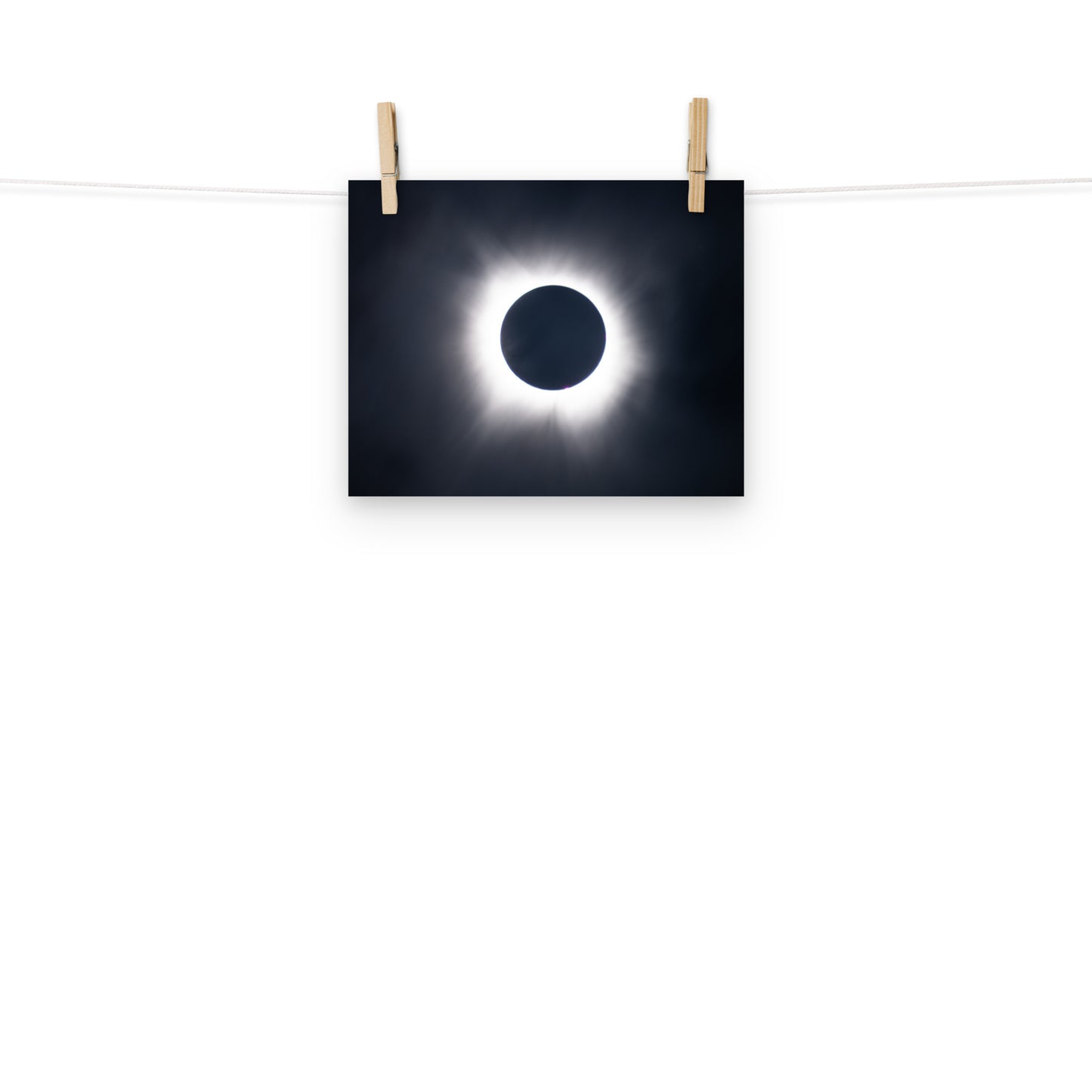Eclipse Splendor: 2024 Solar Eclipse Totality Poster - Embrace the Celestial Phenomenon 🌞🌑