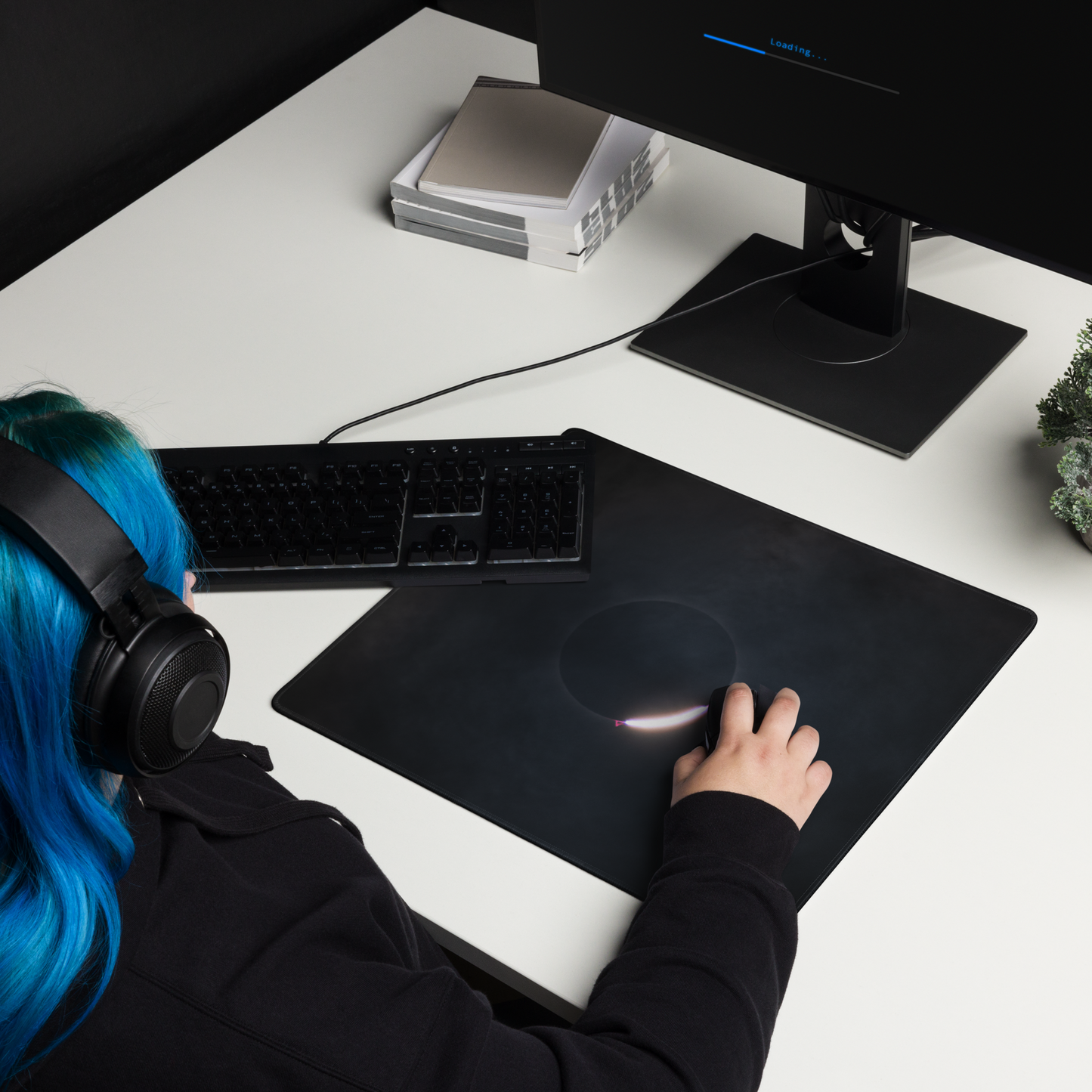 2024 Solar Eclipse Gaming Mouse Pad - Level Up Your Gaming Experience to Diamond! 🌞