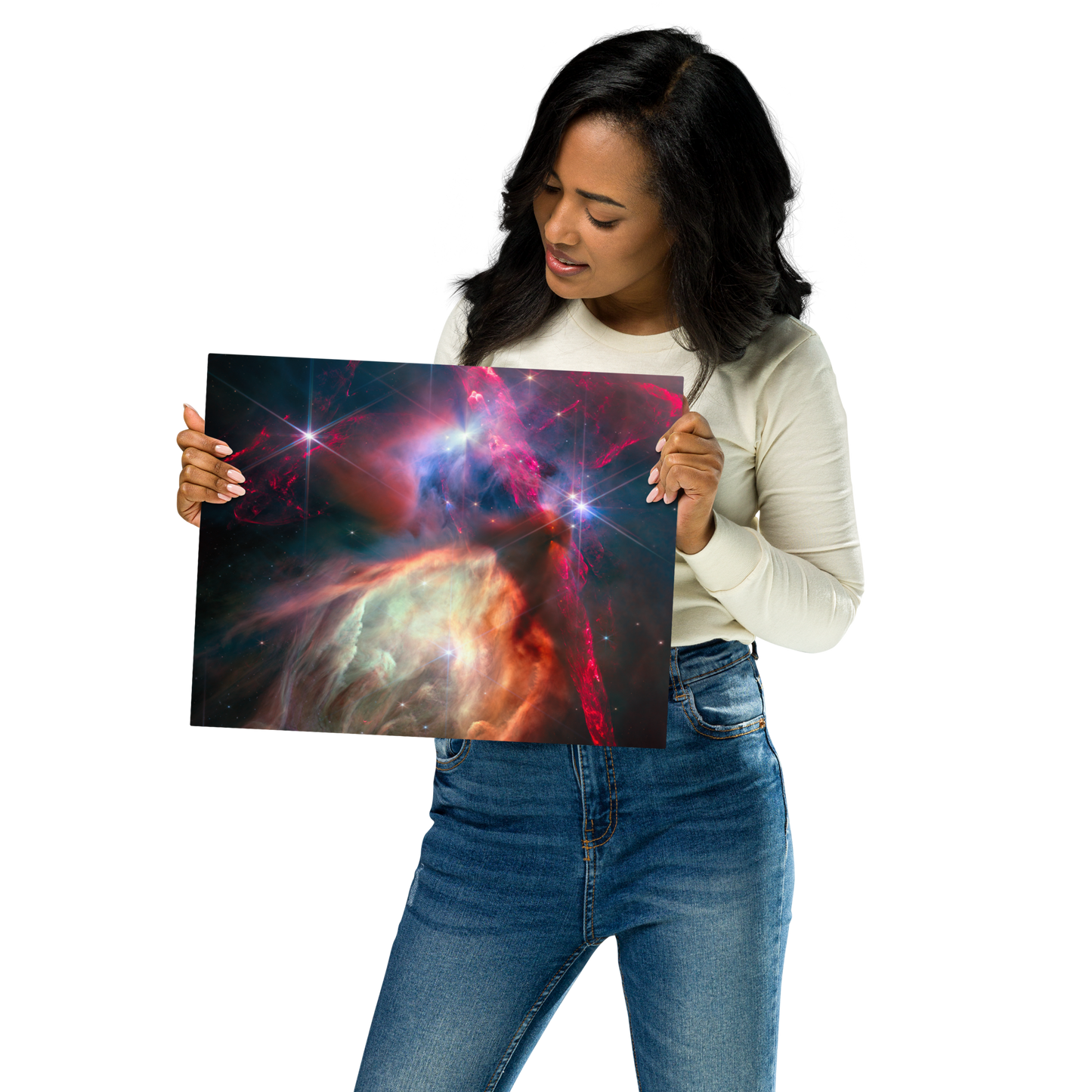 Rho Ophiuchi Nebula Metal Print: Webb Telescope Wonder