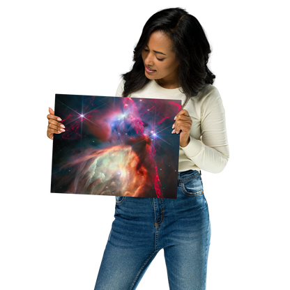 Rho Ophiuchi Nebula Metal Print: Webb Telescope Wonder