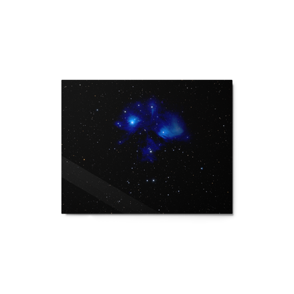 Pleiades Printed on Metal in Various Galactic Sizes